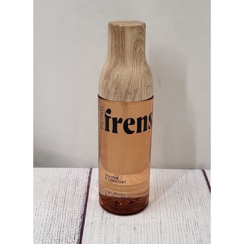 Being Frenshe Cashmere Vanilla Hair Body Linen Mist Spray; New